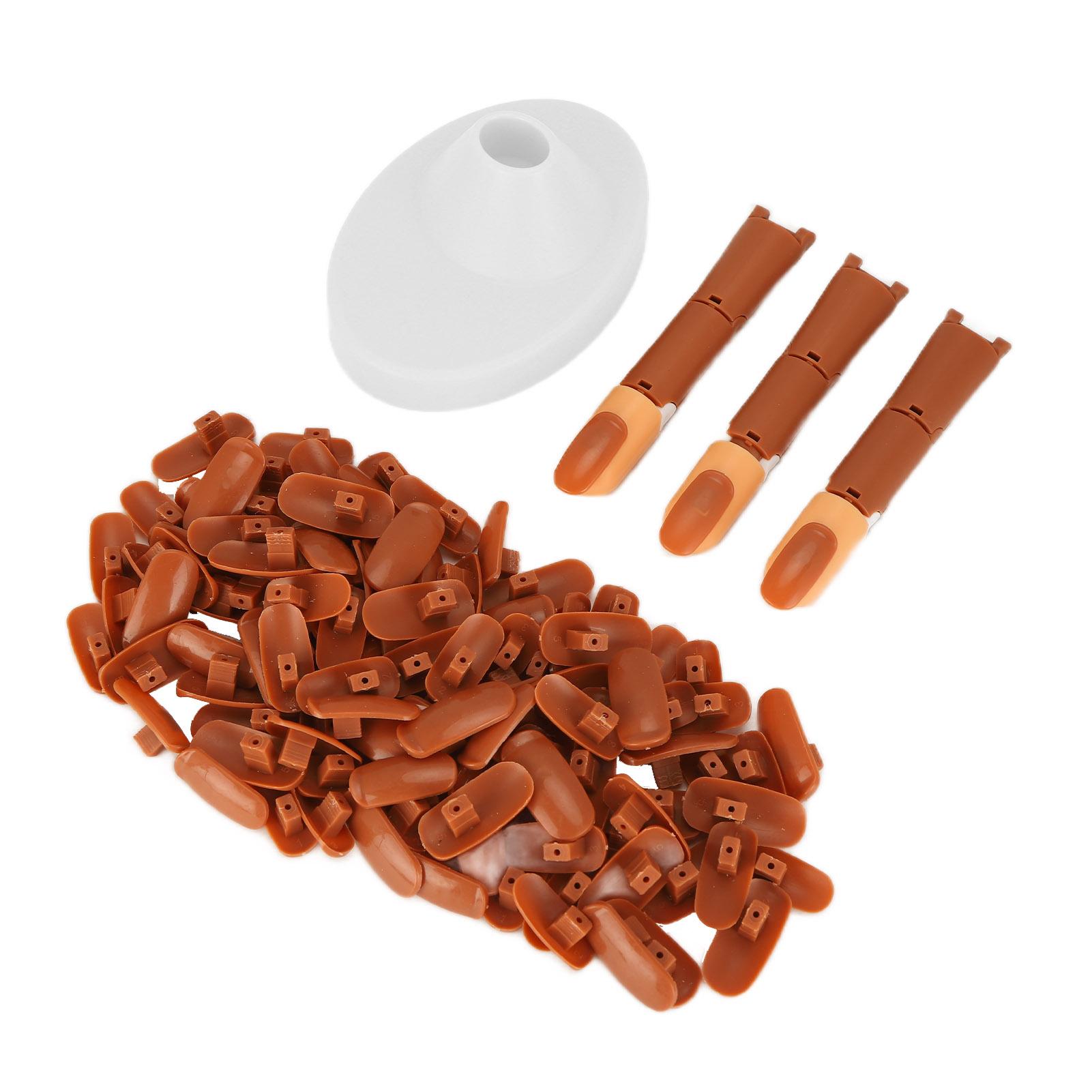 

Тренировочный палец для нейл-арта, сгибающиеся суставы, типсы для искусственных ногтей, манекен пальца с подставкой, белый белый