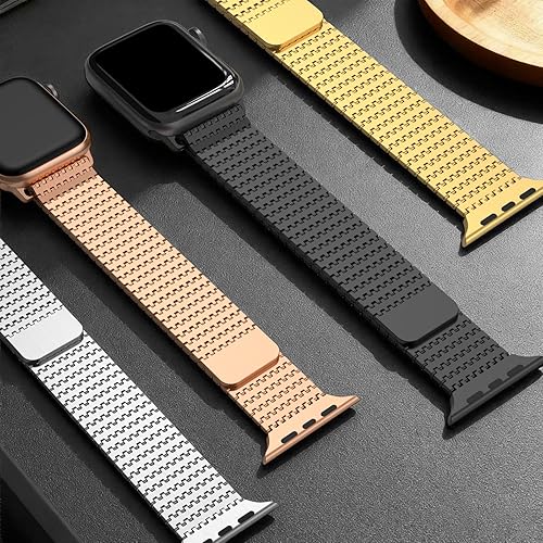 Metal Loop Strap for Apple Watch Band 38mm 40mm Mesh Belt Bracelet IWatch Band 42mm Apple Watch Series 6 5 4 3 SE 44mm