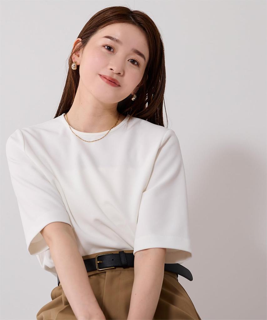 Yours Cut Georgette Crew Neck Cropped Pullover BGXU1871 Small White Women's