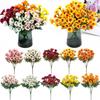 2Pcs Artificial Daisy Flowers Fake Chamomile Bouquet Floral Arrangement Decor for Wedding/Home/Photography Props
