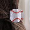Acrylic Baseball Claw Clips Shark Claw Hair Claw Ponytail Holder Hair Accessories For Female Women