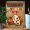 1 Piece Retro Metal Tin Sign Art Poster For Office Living Room Courtyard Wall Decor 8x12 Inch 20x30 cm