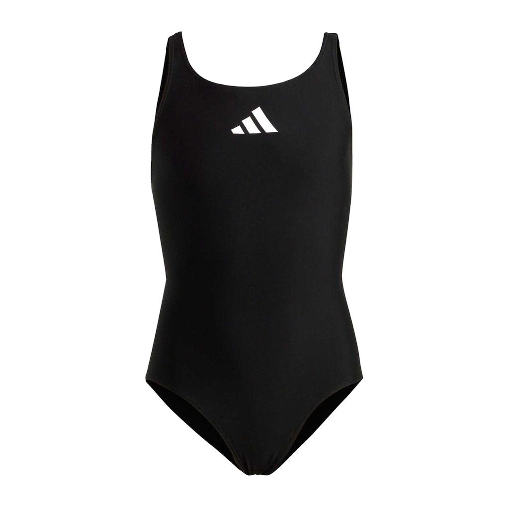 adidas Girls Small Logo Racerback One Piece Swimsuit