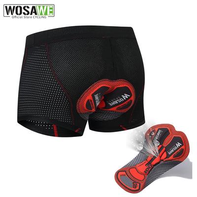 Cycling Underwear WOSAWE Mens Road Bike Ride Shorts Breathable Quick Dry