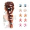 Mini Flower Hair Clips (Set of 10) - Cute Floral Hair Accessories for Ponytails, Buns, and Hairstyles - Fashionable & Practical for Daily Wear,