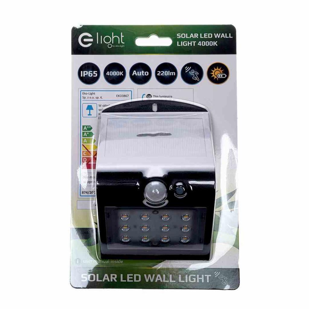 Butterfly Solar Lamp 1.5W Black