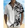 Herren Retro Mode Muster 3D Druck Hemd Knopfleiste Hemd Freizeithemd Sommerhemd Kurzarm Tägliche Urlaubsbekleidung