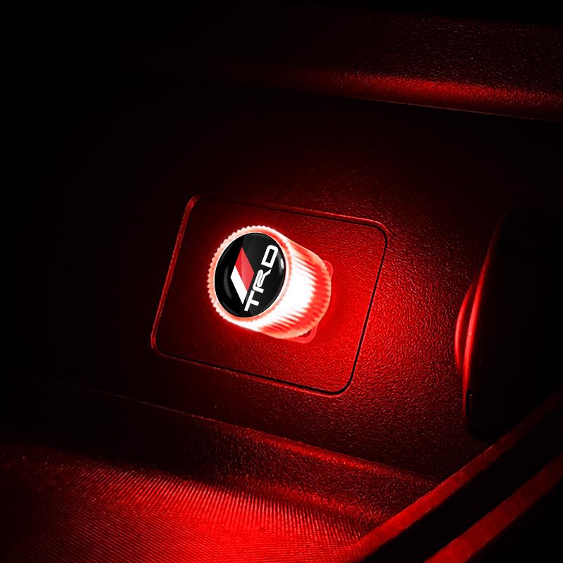 

Новий Автомобільний Міні USB LED Підсвічування Салону Декоративна Атмосферна Лампа для Toyota GR TRD Camry Corolla Yaris Chr Auris Avensis T25 TRD червоний