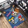 1Pc The Powerpuff Girls Printed rectangle carpet, home door mat, outdoor travel protection carpet A12