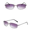 UV400 Square Sunglasses Metal Frame Shades Eyewear Fashion Sun Glasses  Unisex