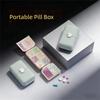 Sealed 10 Grids Pill Case Plastic Pill Storage Box Multi-functional Pill Dispenser  Home