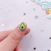 50 STK Resin Søt Mini Fargerik Avokado Kiwi Appelsin Mais Frukt Grønnsaker Neglekunst Flatback Rhinestone Scrapbook DIY Dekor Håndverk