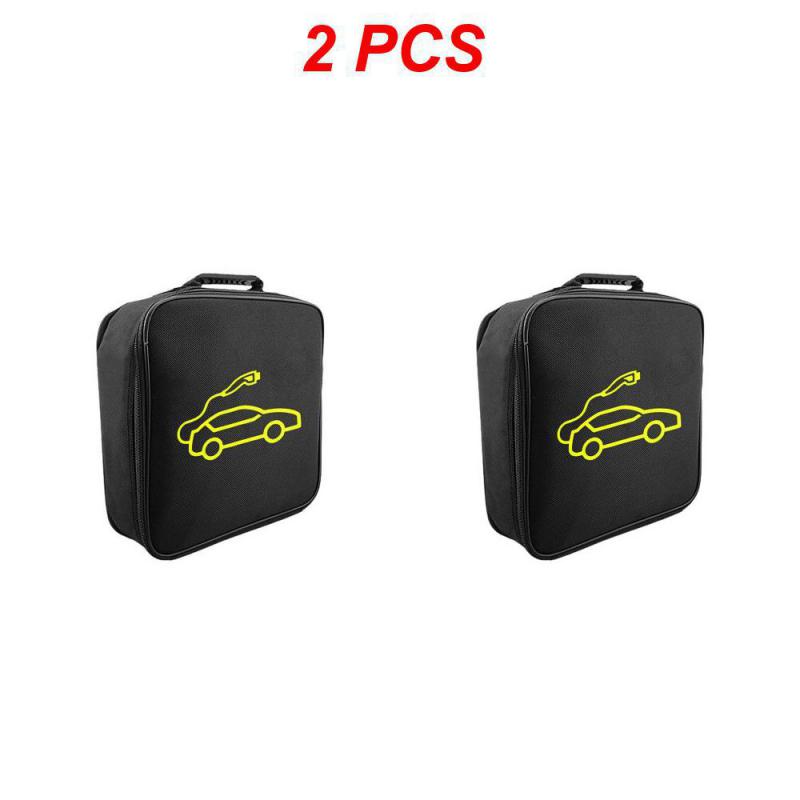 2~5PCS Carry Bag Jumper Cable Bag For Electric Vehicle Charger Charging Equipment Container Carrier Bag