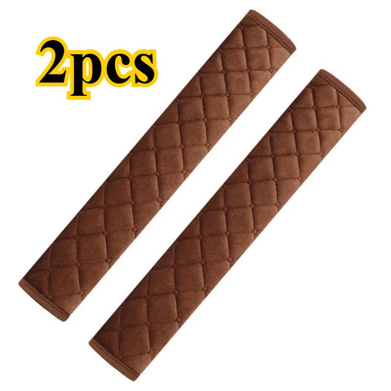 2 car seat belt covers, soft velvet car shoulder pads, adult and teenage car, truck, SUV camera backpack straps