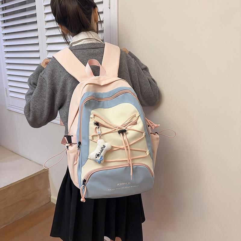 Schultasche Japanisch ins Schultasche weiblich Studentin Retro Mode Computer Rucksack weiblich Große Kapazität Paar Reise Rucksack Trend