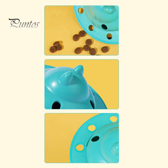 Cognitive Training Dog Toy Pet Treat Dispenser Interactive Slow Feeder Disc Puzzle for Dogs Puppies Cats Mental Stimulation Feeding