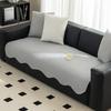 1pc Ice Sliky Fiber Fabric Sofa Cushion Cover - Summer Cooling Non-Slip Machine Washable Pet-Friendly Contemporary Style Sectional Sofas