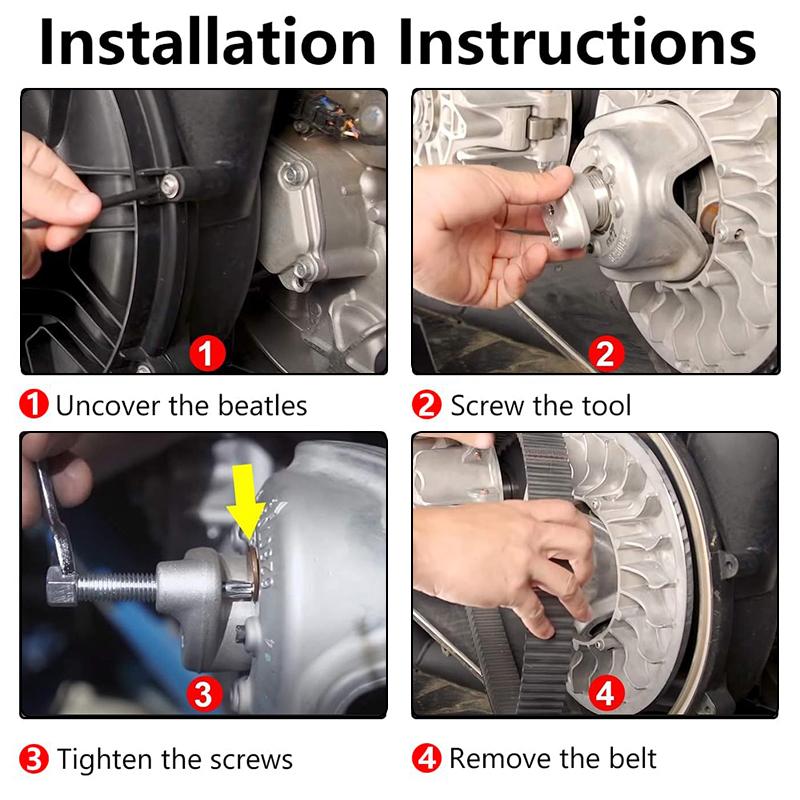Riemenabzieher für Can-Am Defender HD10 Maverick X3 Sekundärkupplungsriemen ATV-Zubehör #708200720 529000088 708200686