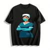 Lässiges Oberteil mit Aufdruck zum Thema medizinisches Personal für den täglichen Gebrauch Reines Baumwoll-T-Shirt