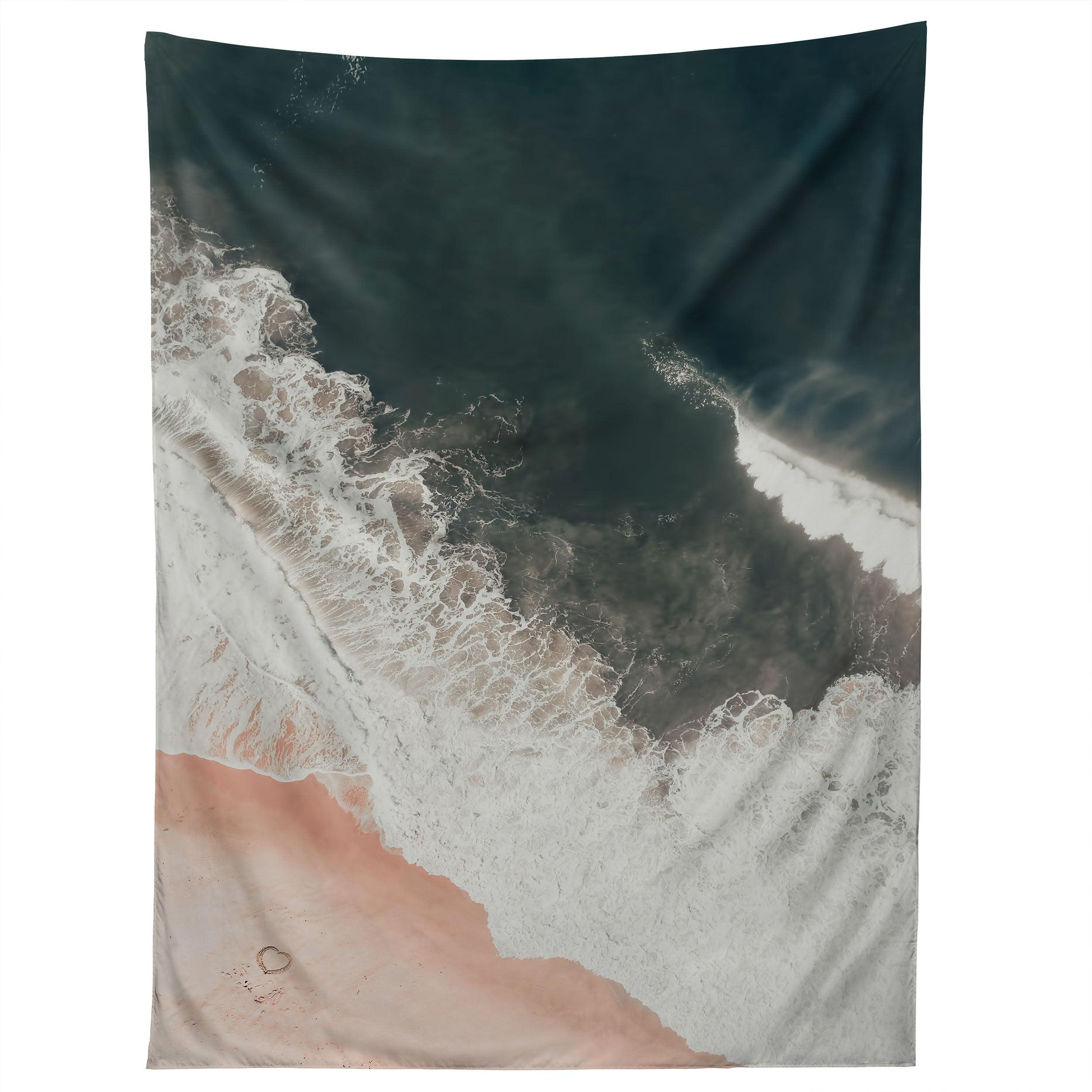 SEA HEART tapestry 75x100