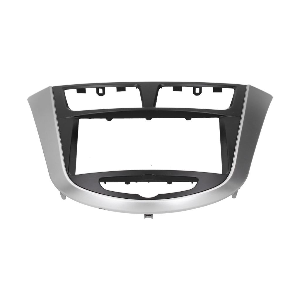 2Din Center Control DVD Fascia Navigation Panel Frame Fit for Hyundai i25SolarisAccent 20102014