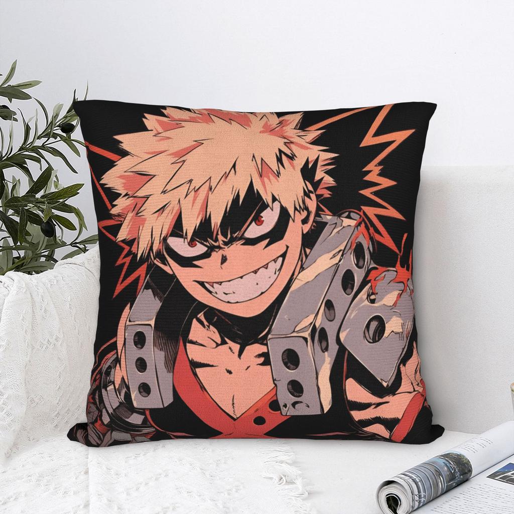 Anime K-Katsuki B-Bakugo Pillow Case Soft Pillow Cover Funny Pillowcases For Living Room Bed Chair