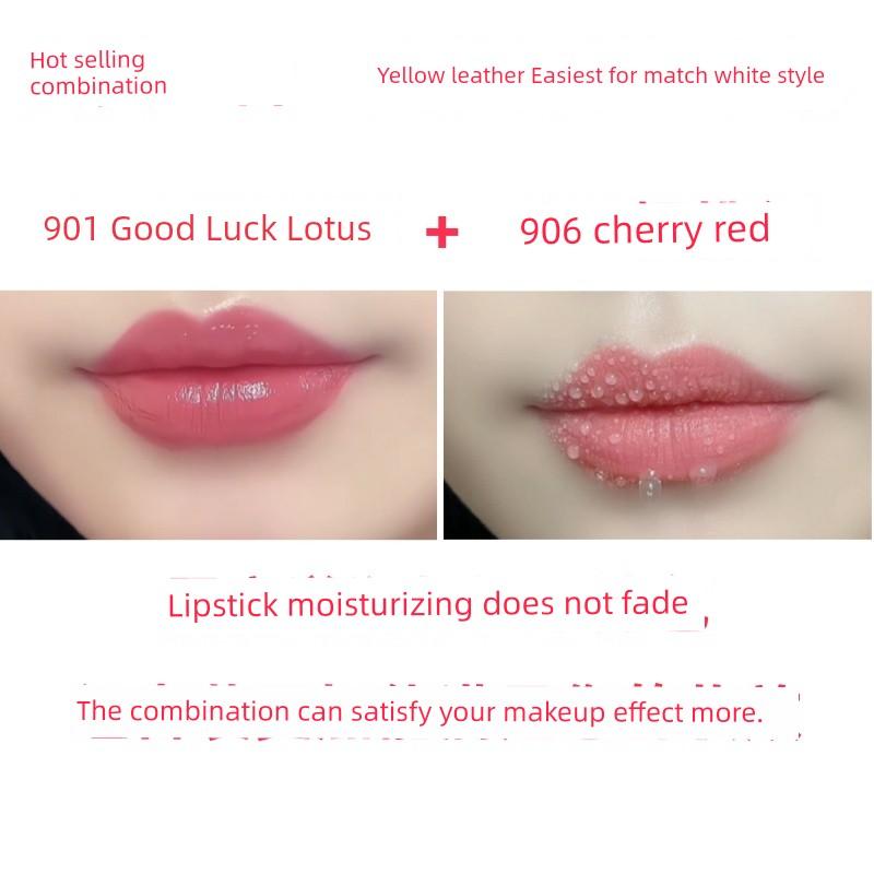 [Official Authentic Products] Carotene Color-Changing Lipstick Lipstick Female Lip Lacquer Does Not Fade No Stain On Cup Moisturizing and Nourishing