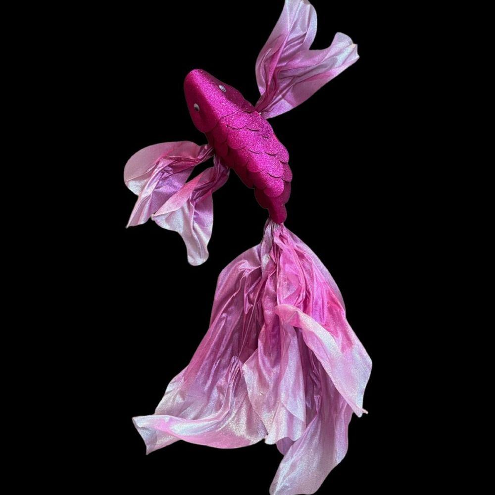 Hästens År Fisk Hängande Dekoration Fiskmönster DIY Nyårsdekoration Röd Färg Hängande Hänge Festtillbehör