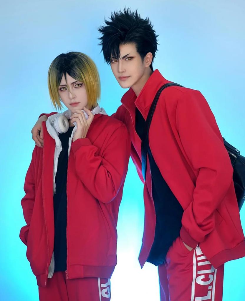 Karasuno High School Nekoma High School Cosplay Kozume Polishing Cosplay Hinata Shoyo Cosplay Kuroo Tetsuro Uniform Kageyama Tobio Jersey Top and