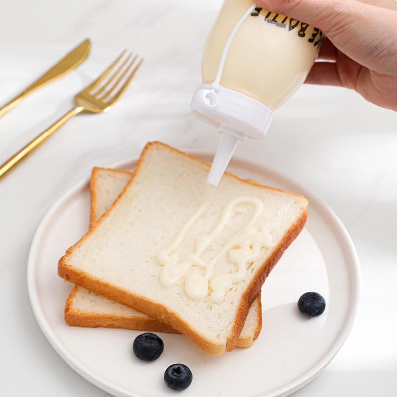 350/650 Ml Plastic Squeeze Bottles Condiments Dispenser Ketchup Mustard Sauce And Seasoning Bottle Kitchen Utensils