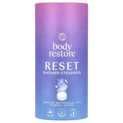 Shower Steamer, Reset, 6 Tablets, 5.3 Oz