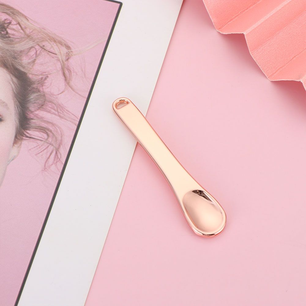 Facial Cosmetic Skincare Beauty Scoop Cosmetic Reusable Scoop Mini Spoon Metal