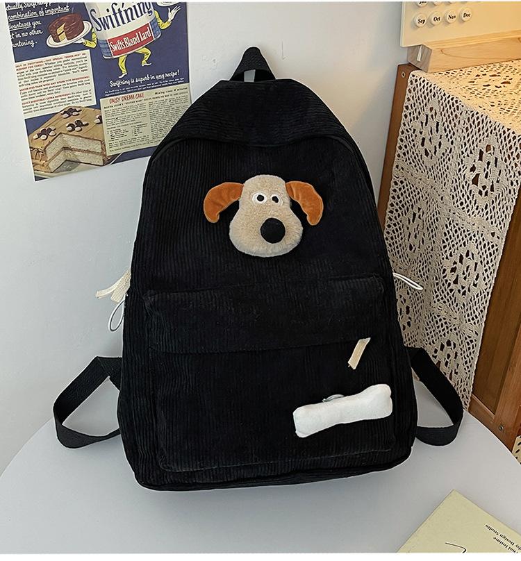Schoolbag Simple junior high school schoolbag Female college student American retro niche ins Mori backpack Small casual backpack