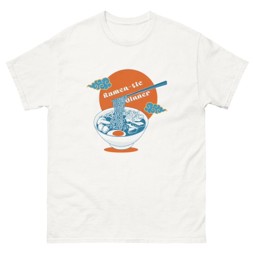 Ramen T-Shirt - Ramen- tic Dinner- Romantic Unisex T-Shirt XL