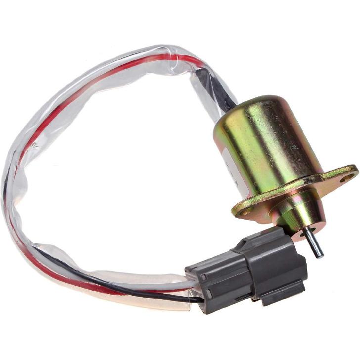 Fuel Shutoff Solenoid 129612-77940 YM129612-77940 Compatible with Yanmar 4TNV98 4TNV94 Engine