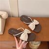 Simple And Neat Home Vacation Shopping Versatile And Not Easy To Collide Sandals Women'S Three-Dimensional Bow Toes