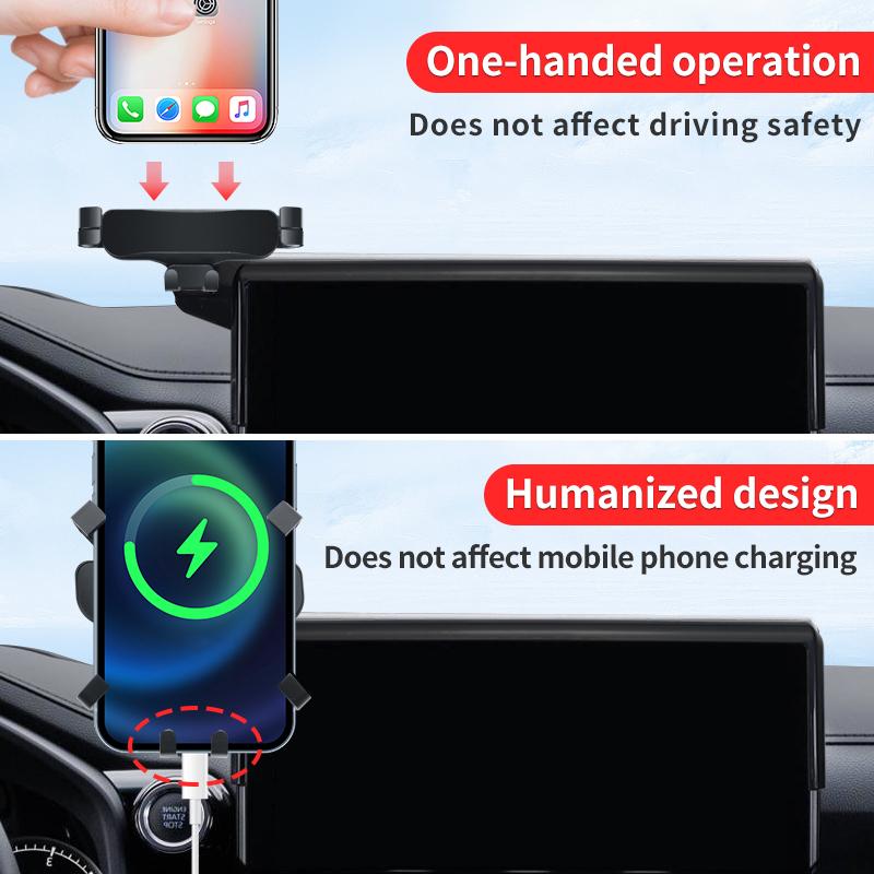 For Toyota Land Cruiser 300 -2024 Car Dedicated Phone Holder LC300 Interior Modification Accessories Upgrade Telephone Base