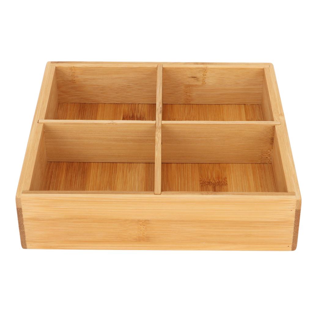 Snack Serving Tray Bamboo Board Paint Free Safe Eco Friendly Divided Dried Fruit Serving Container
