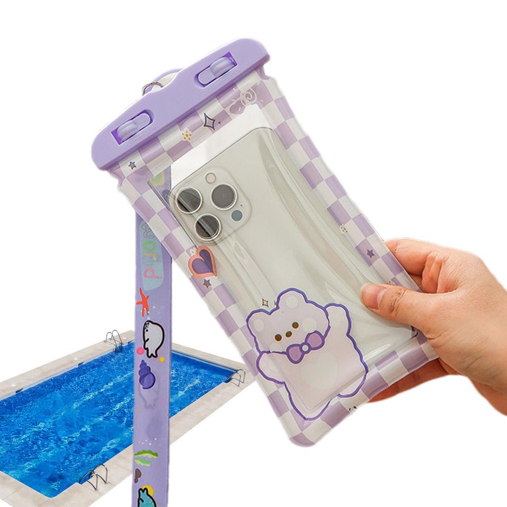 

Водонепроницаемая сумка для телефона Милый подводный держатель для мобильного телефона Подводный держатель для мобильного телефона Подушка безопасности Водонепроницаемая сумка для мобильного телефона