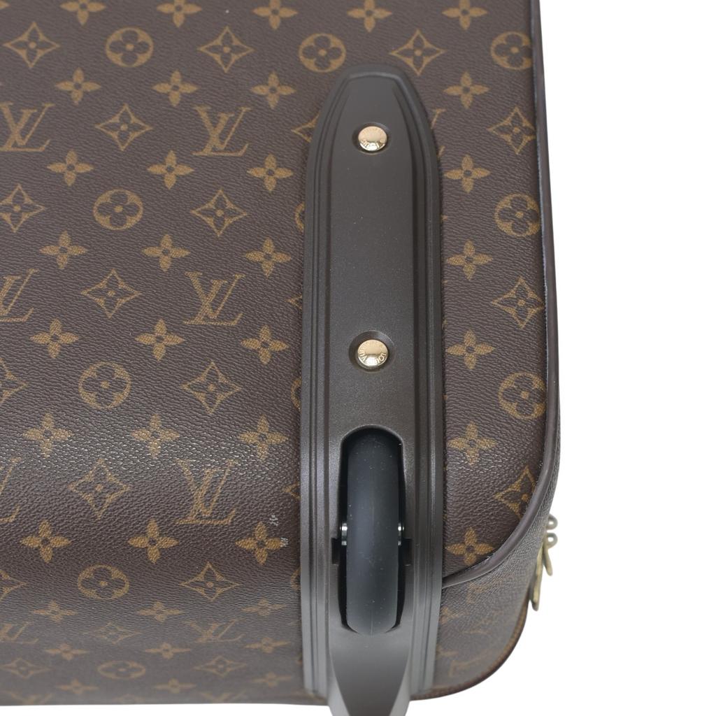LOUIS VUITTON Monogram Pegas 45 suitcase Monogram canvas Brown unisex M23294 Used