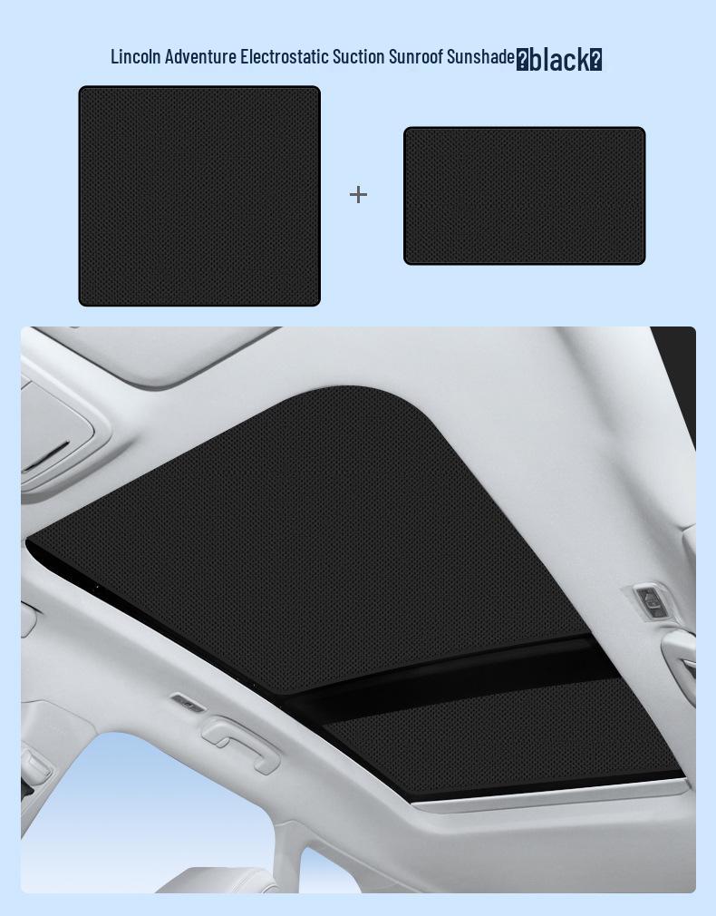 Silicone Electrostatic Sunshade for Lincoln Z, Aviator, Navigator, Adventurer, and Continental