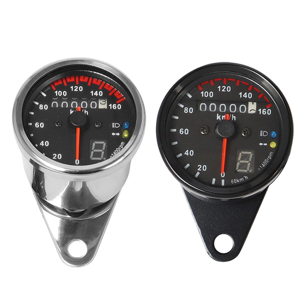 Motorcycle Odometer Tachometer for Iron Horse Earth Eagle Vintage Digital Speedometer LED Backlit Motorbike Accessories