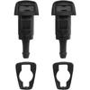 86636FG051 Premium Wiper Washer Nozzles Fit for Subaru Impreza STI WRX 2008 2009 2010 2011 2012 2013 2014 | Windshield Washer Fluid Jet Nozzle | Easy