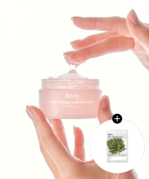 Abib PDRN Collagen Overnight Mask Firming Jelly 80ml + pH Fit Mask Pack 1EA NONE