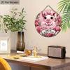 Wooden Classic Pig Decorative Sign "Don't Go Bacon My Heart", Wall Hanging Plaque, for Door, Wall, Home, Room, Farmhouse, Street, Shop, Garage, Bar
