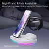 Stojan na bezdrôtové nabíjačky 15W rýchlonabíjacia stanica pre Samsung Z Fold3 Z Flip3 S21 S20 Galaxy Watch 4 3 Active 2 1 Buds Pro Live