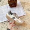 Leather Platform Women's Board Shoes Spring New Muffin Little White Shoes Height Increase Versatile Sports and Leisure Shoes