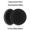 Cross-border Car Polishing & Waxing Self-adhesive Sponge Disc for Mirror Finish Restoration