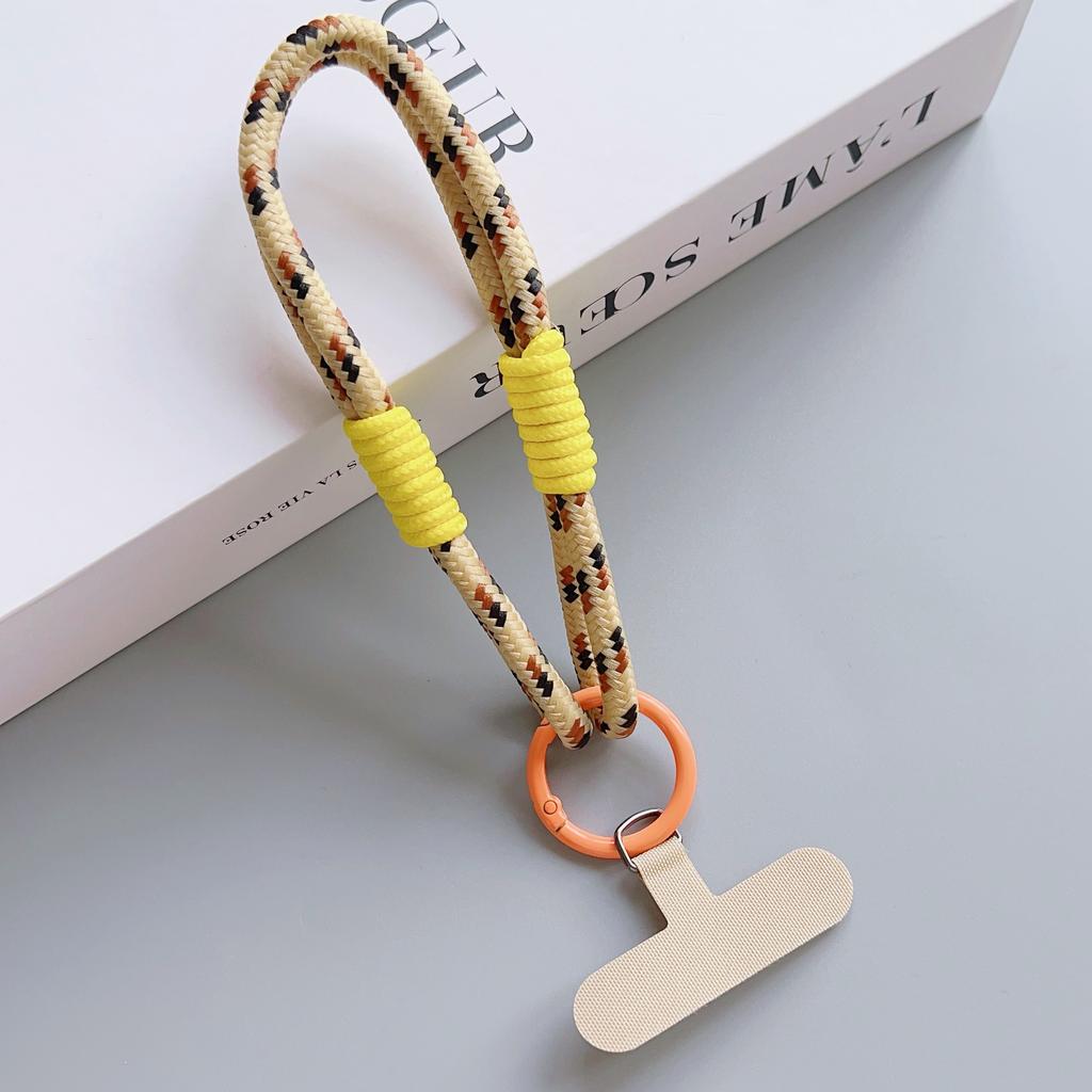 Lanière Universelle Polyvalente pour Téléphone Portable, Cordon Court de Poignet Portable, Bracelet Anti-Chute Créatif Polyvalent