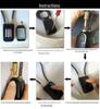 Y787 Keyless Combination Alarm Lock: Steel Wire, Anti-Disassembly, Rainproof, Anti-Theft, Electronic Lock for Bicycles and Motorcycles.